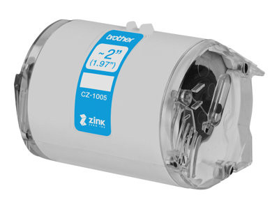 Brother CZ-1005 - Roll (5 cm x 5 m) 1 roll(s) continuous labels - for Brother VC-500W